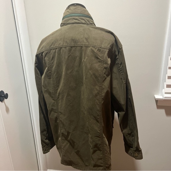 Orvis Classic Barn Chore Field Military Coat Jacket Olive Green Mens Size Medium - Picture 4 of 6